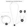 Halo Necklace - Silver / Black