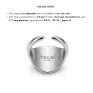 Halo Signet Ring - Silver / Black