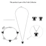 Unity Necklace - Silver / Black