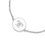 Halo Bracelet - Silver / White