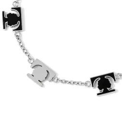 Unity Bracelet - Silver / Black