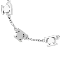 Unity Bracelet - Silver / White