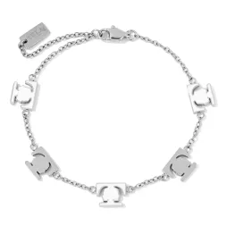 Unity Bracelet - Silver / White