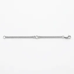 Cuban Link Chain Extender 3" (Silver)