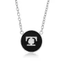 Halo Necklace - Silver / Black