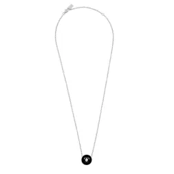 Halo Necklace - Silver / Black