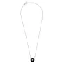Halo Necklace - Silver / Black
