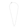 Halo Necklace - Silver / White