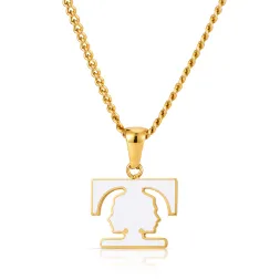 Unity Necklace - Gold / White